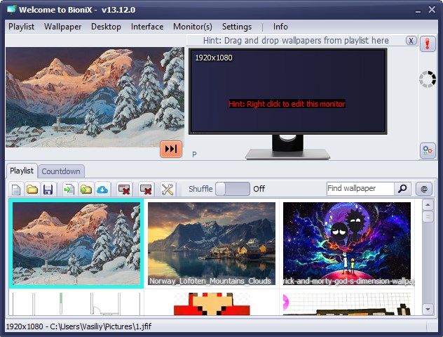 BioniX Desktop Wallpaper Changer Pro crack
